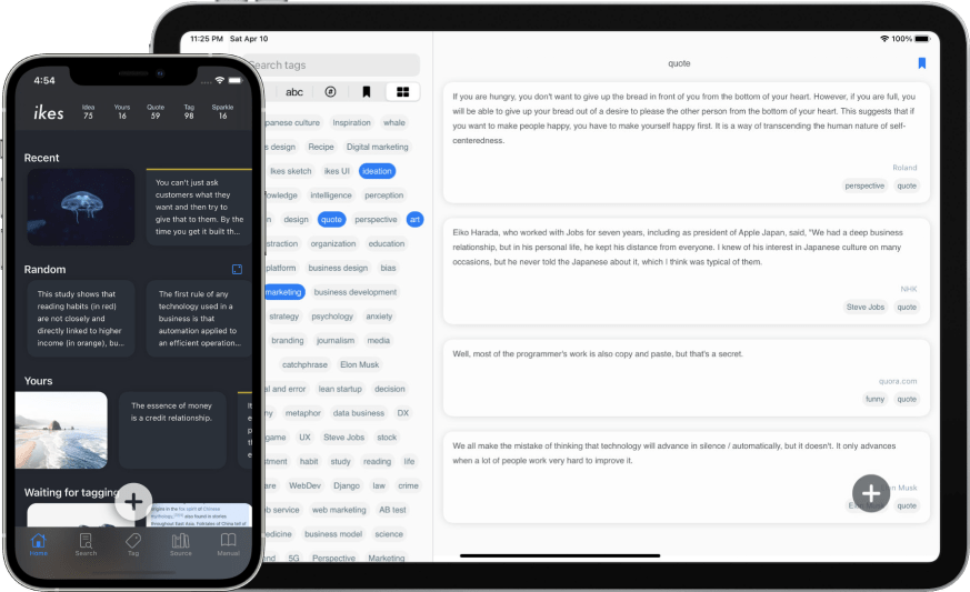 Device images of Ikes