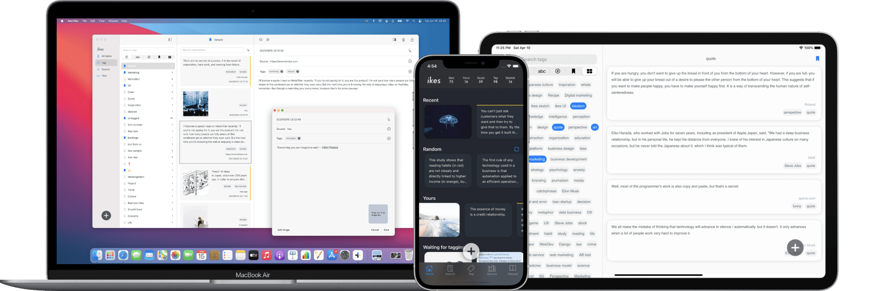 Device images of Ikes